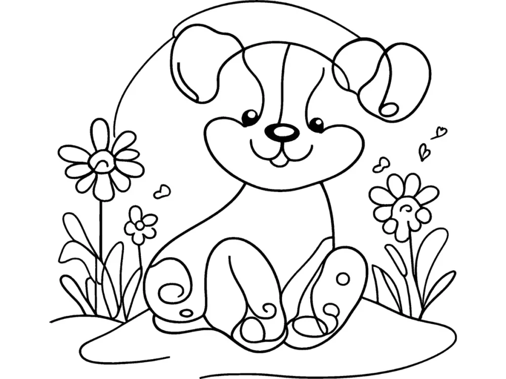 Color Pandy Paws’ tail with stripes.