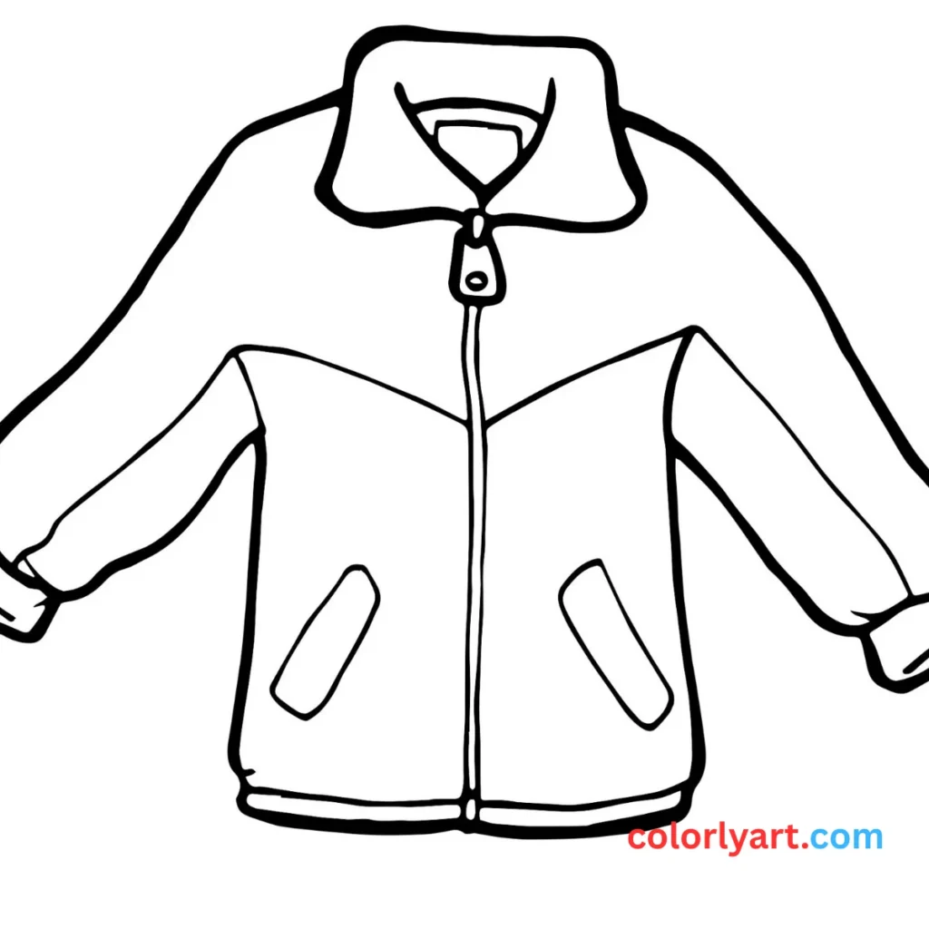 Color Trunks’ jacket in cool blue