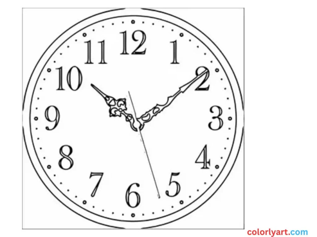 Decorate a heart-shaped clock face.