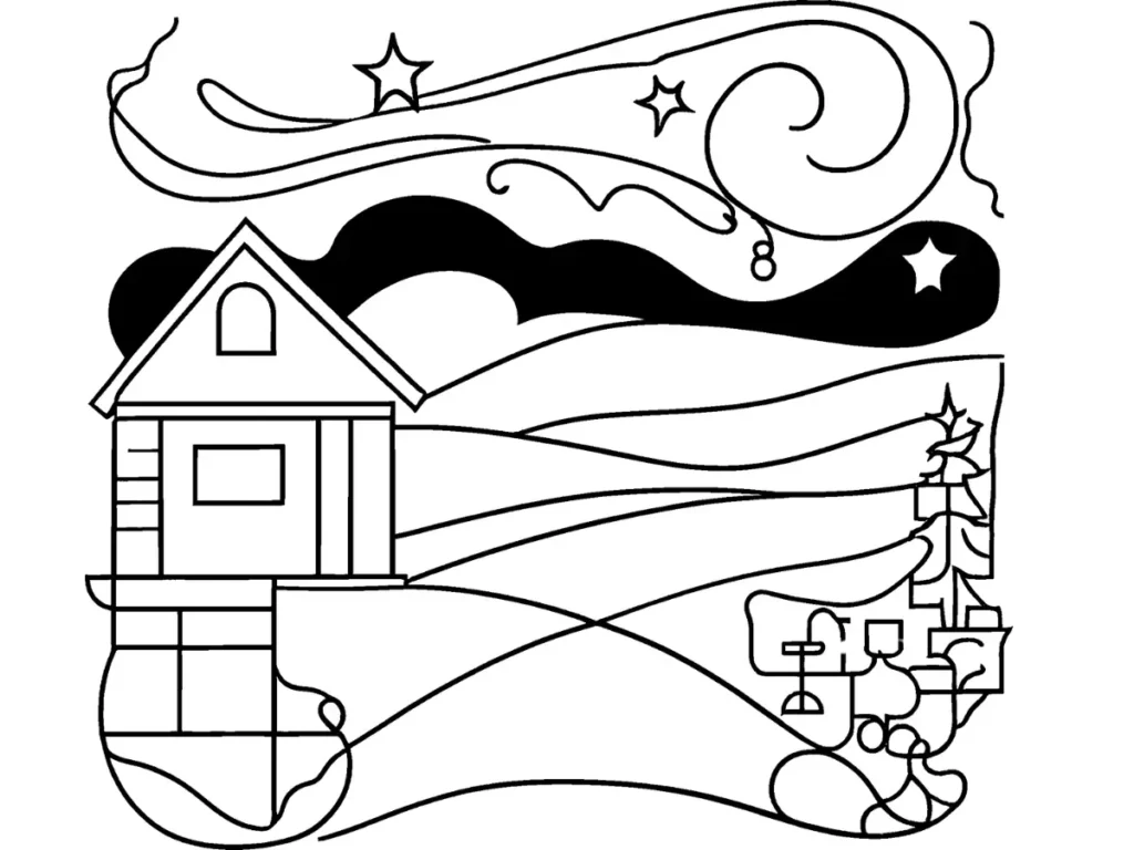Design a starry night for Gabby’s Dollhouse