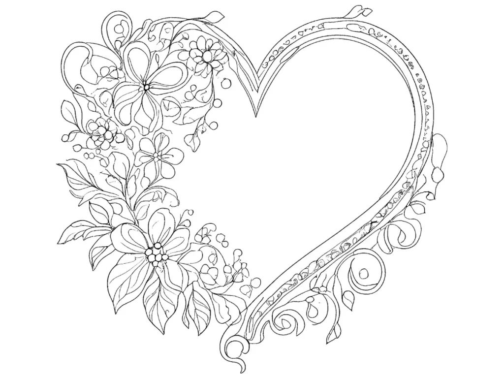 heart-shaped frame for Gabby.
