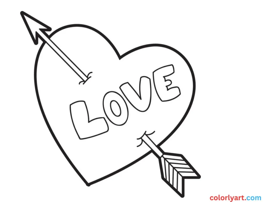 love letter page with elegant fonts.