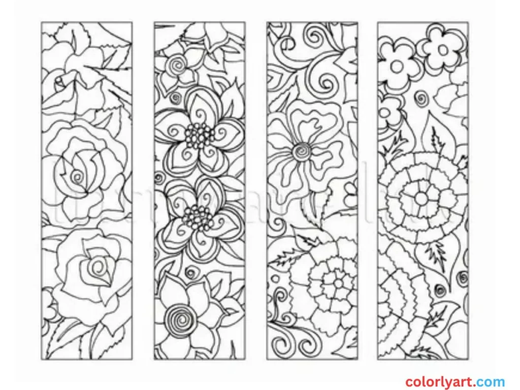 love-themed bookmark design.