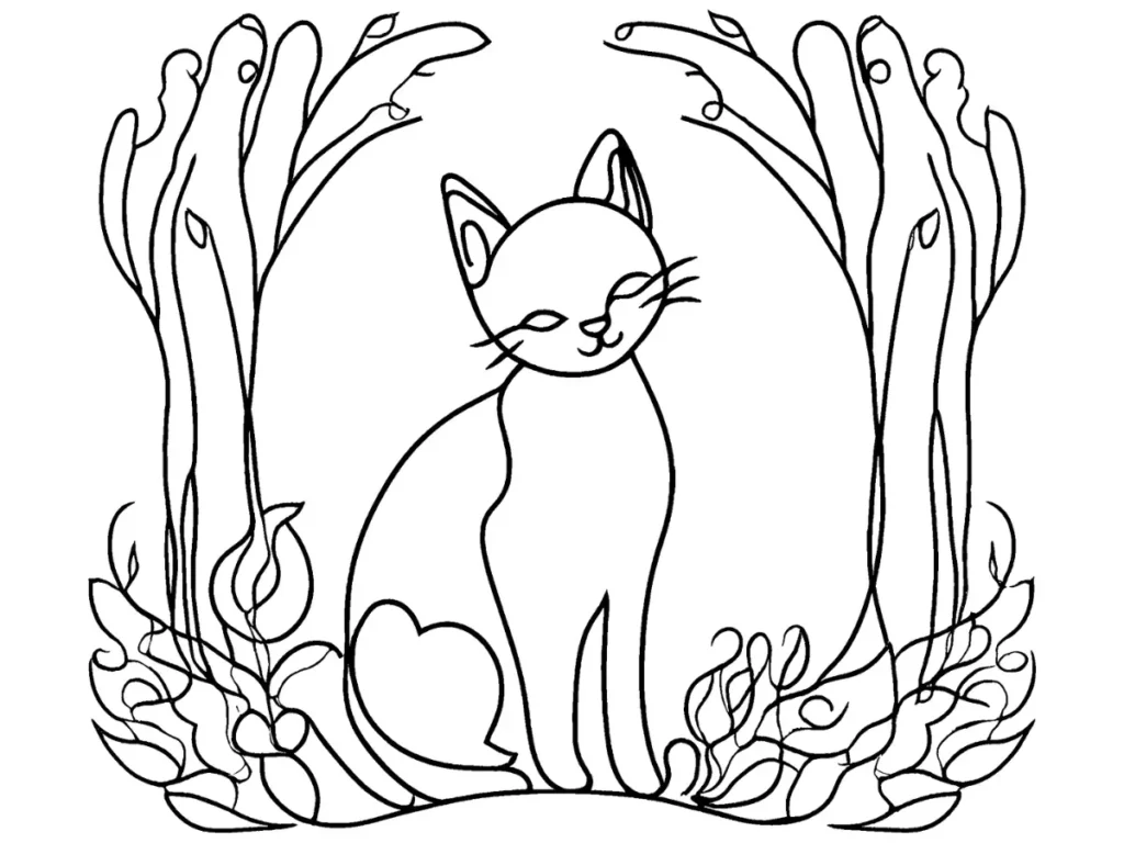 magical forest for Kitty Fairy.