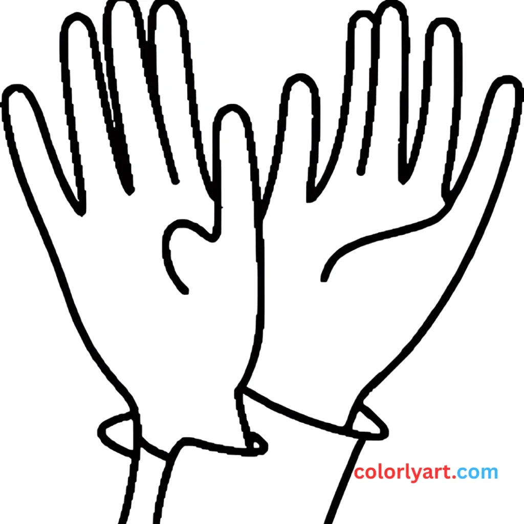 Shade Videl’s gloves with bright red