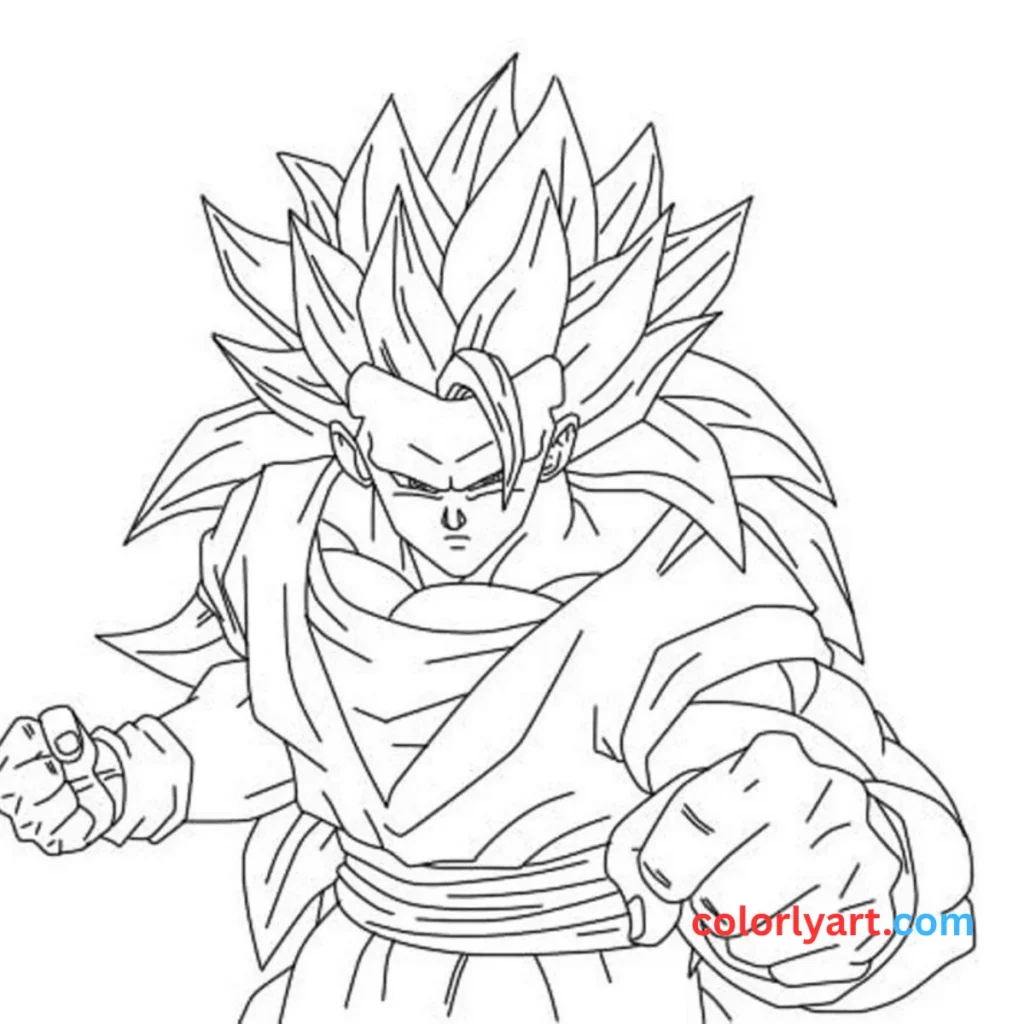 Use fiery red for Goku Black’s aura