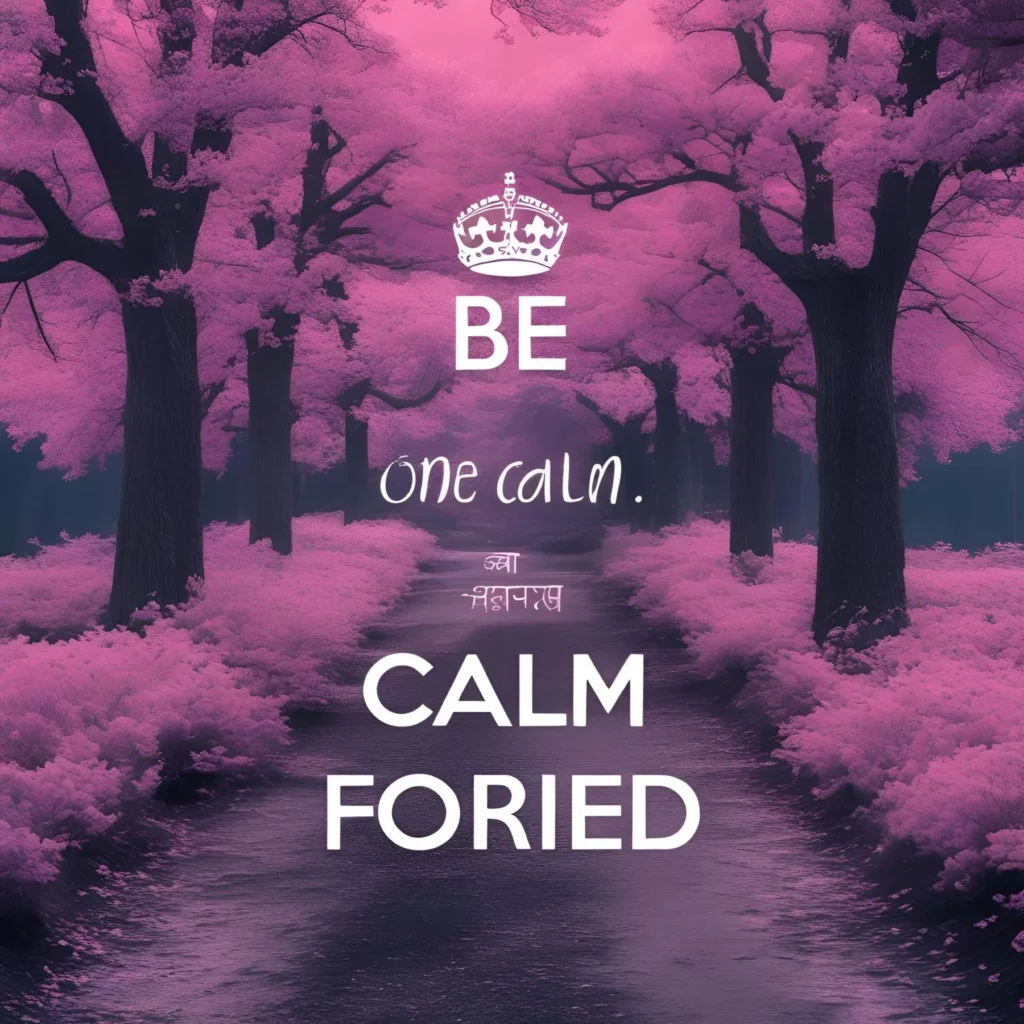 Be Calm Quotes