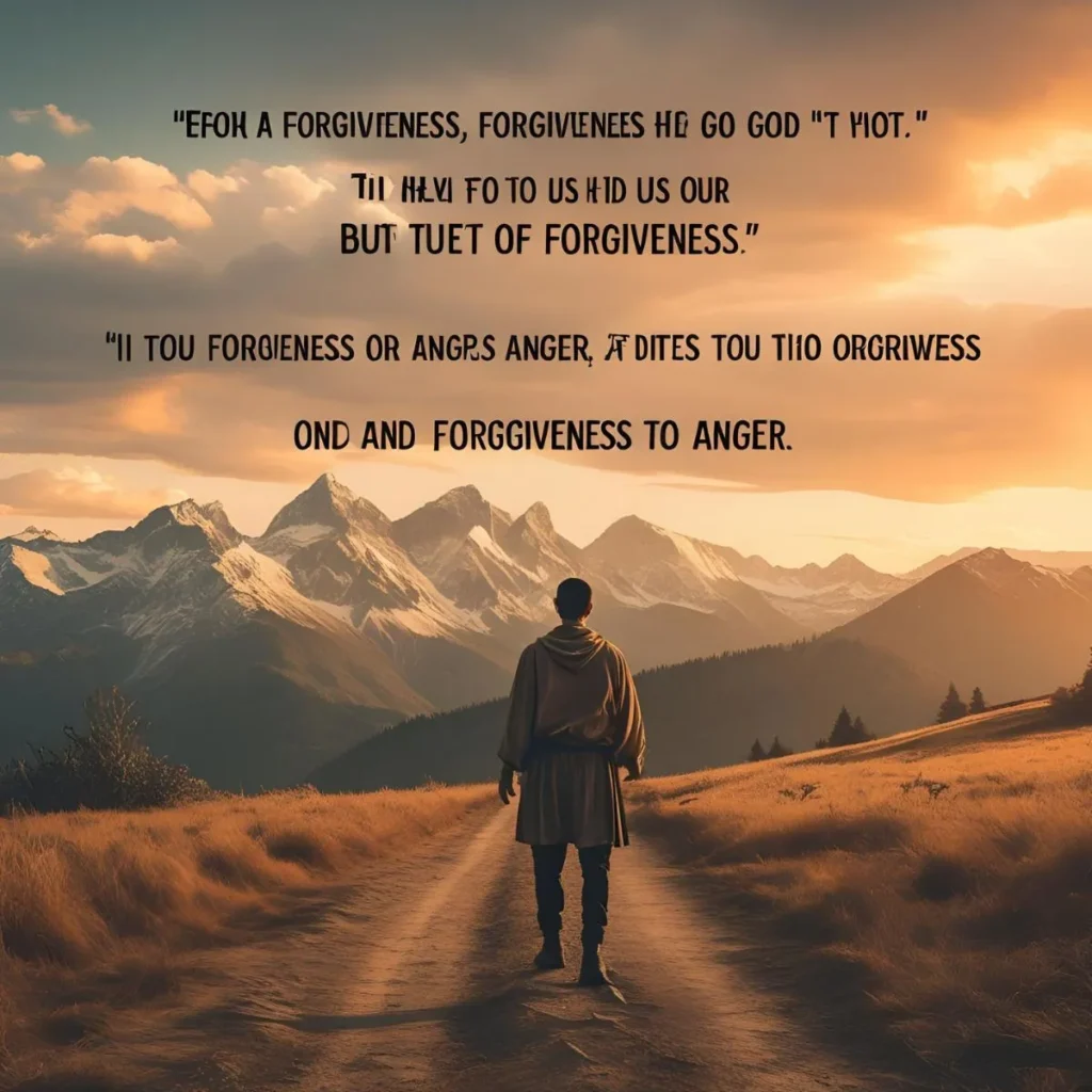 Bible Quotes About Forgiveness and Anger