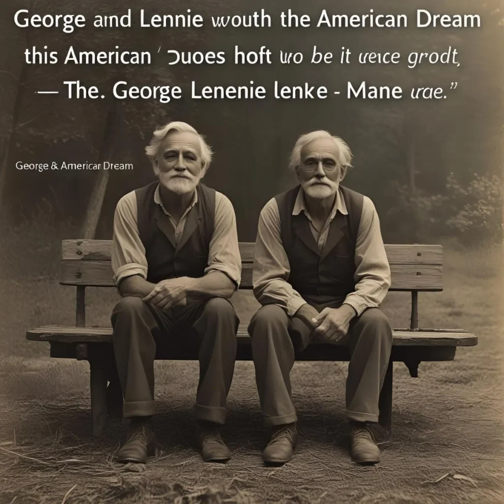 George and Lennie American Dream Quotes