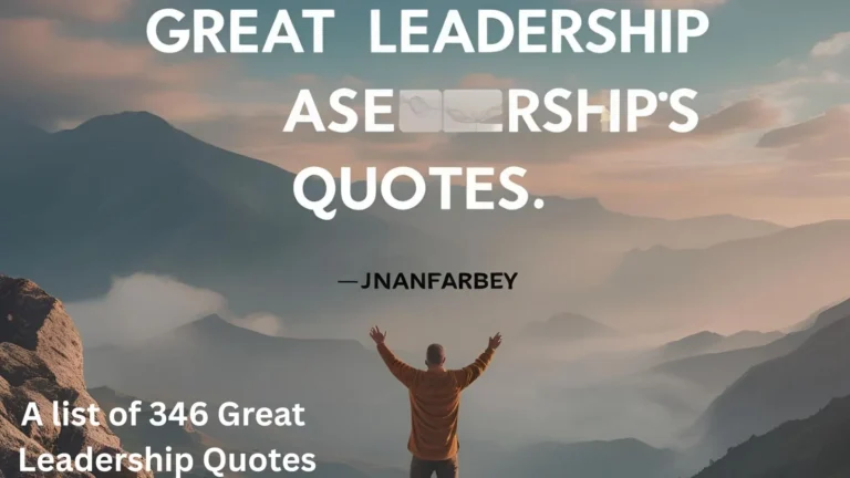 Great Leadership Quotes