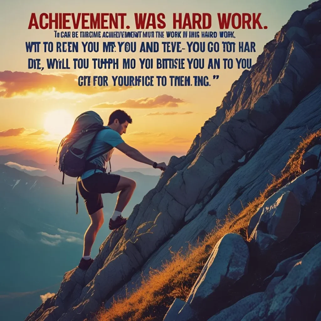 Hard Work Achievement Quotes
