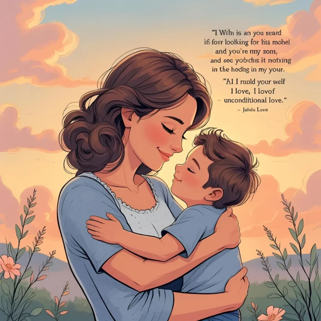 Heart Touching Unconditional Love Mother and Son Quotes