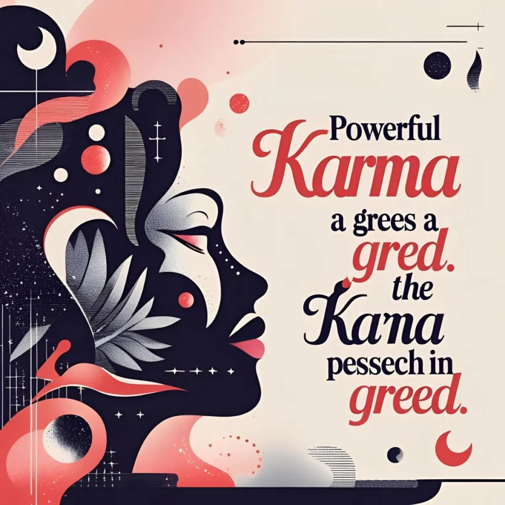 Karma Greed Quotes