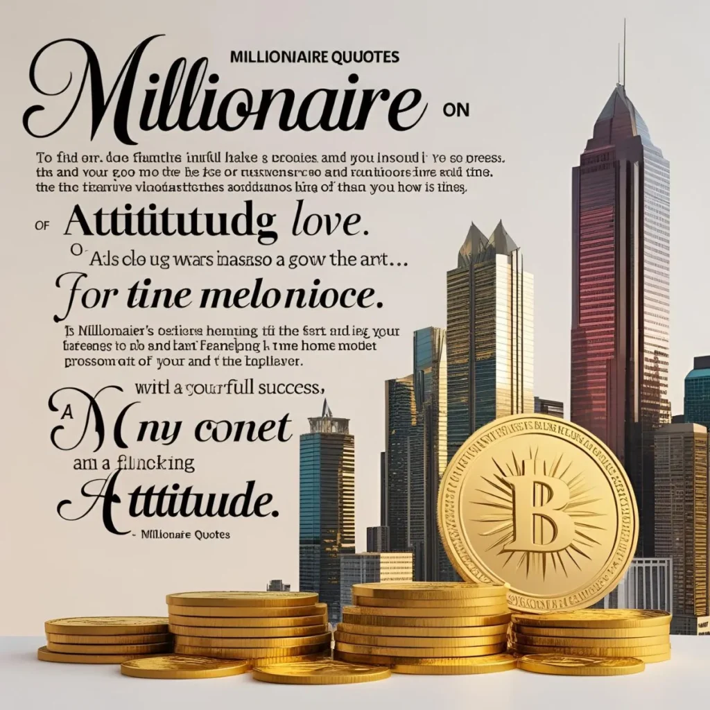 Millionaire Quotes on Attitude