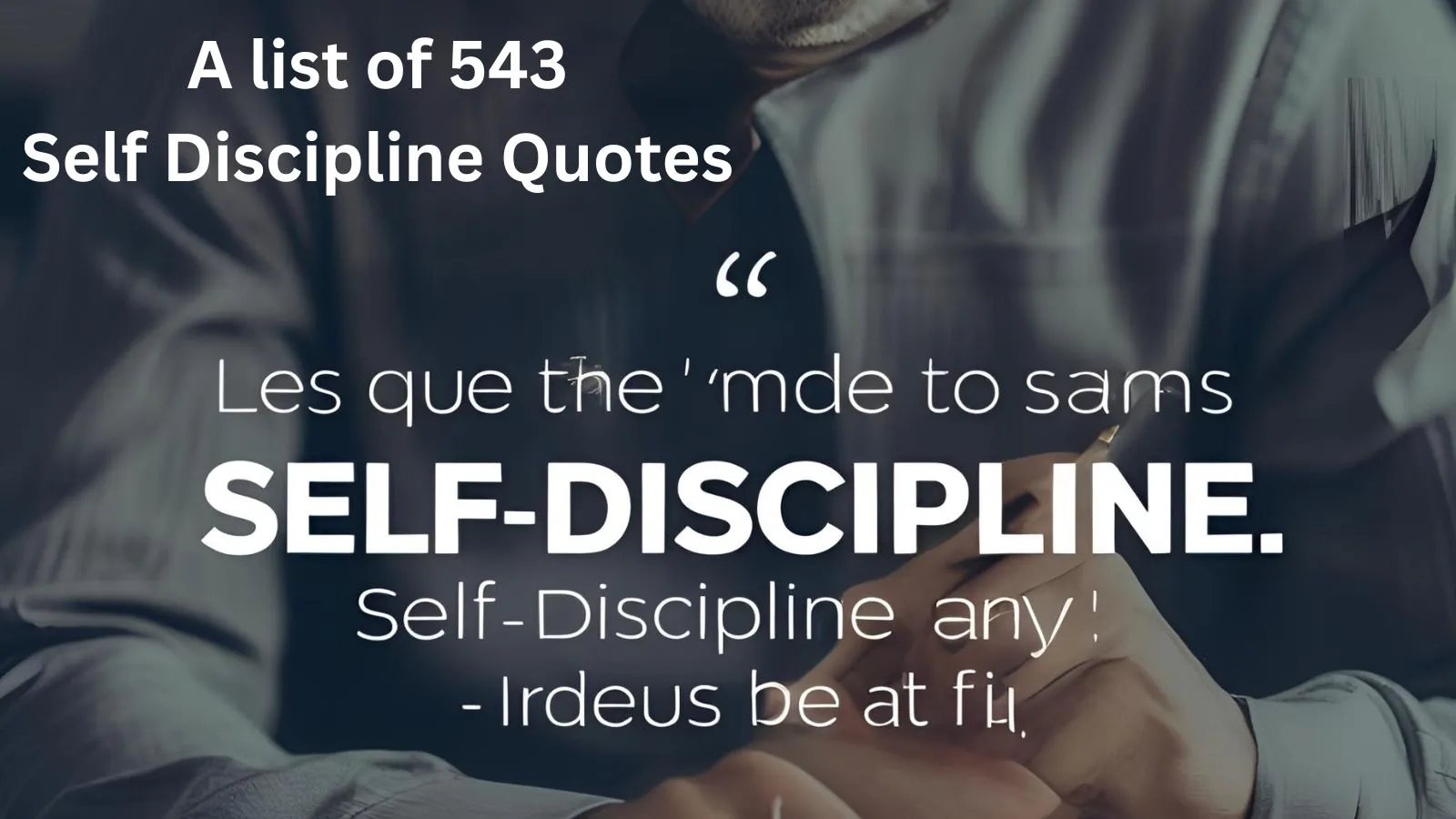 Self Discipline Quotes