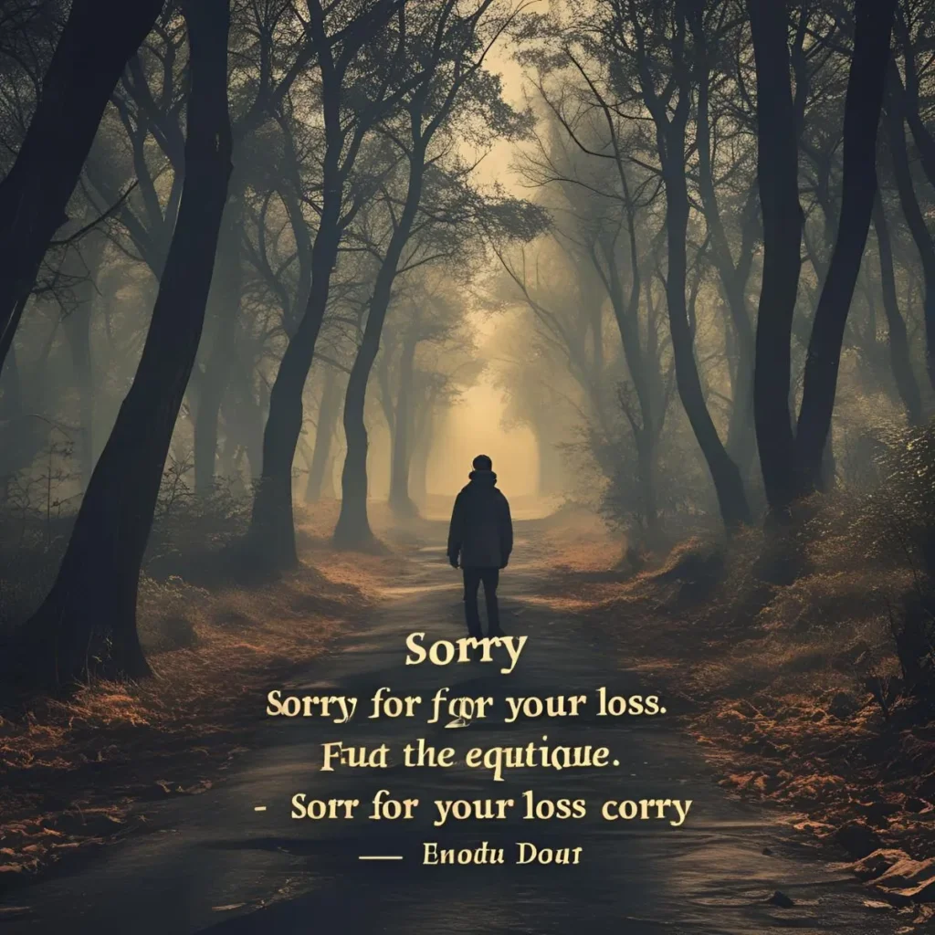 Sorry for Your Loss Quotes