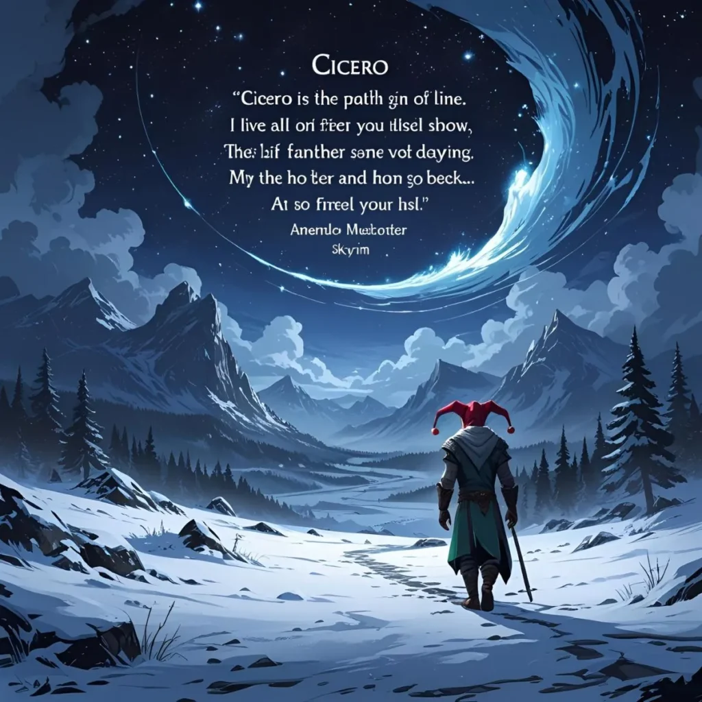 Cicero Quotes Skyrim