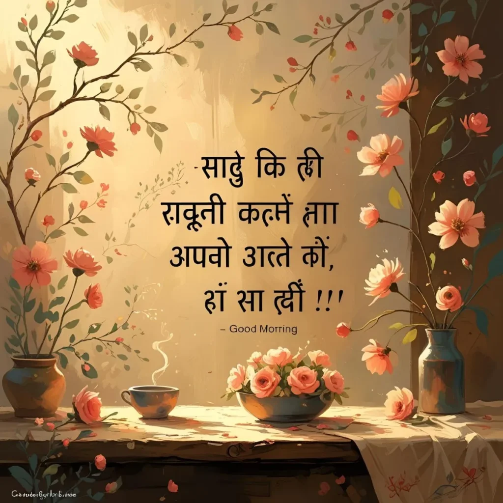 Good Morning Quotes for Love in Hindi