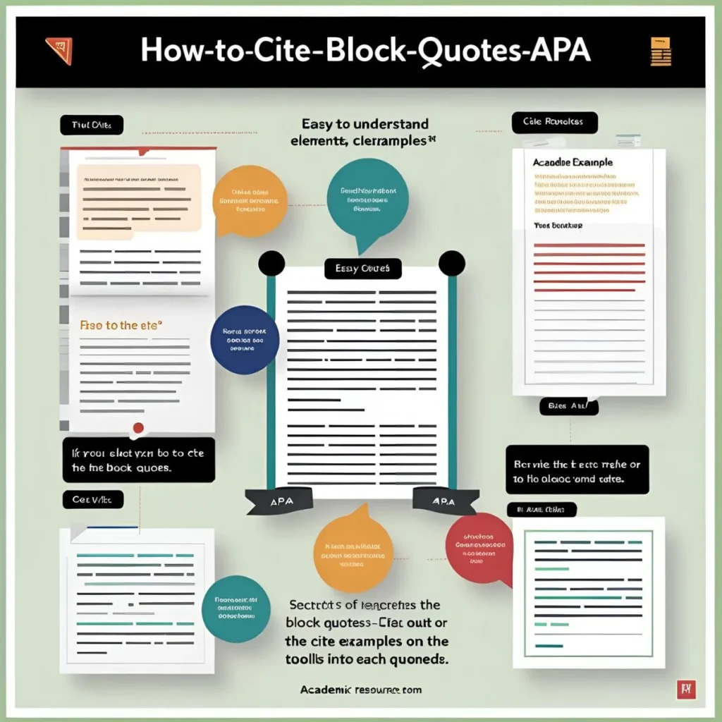 How to Cite Block Quotes APA