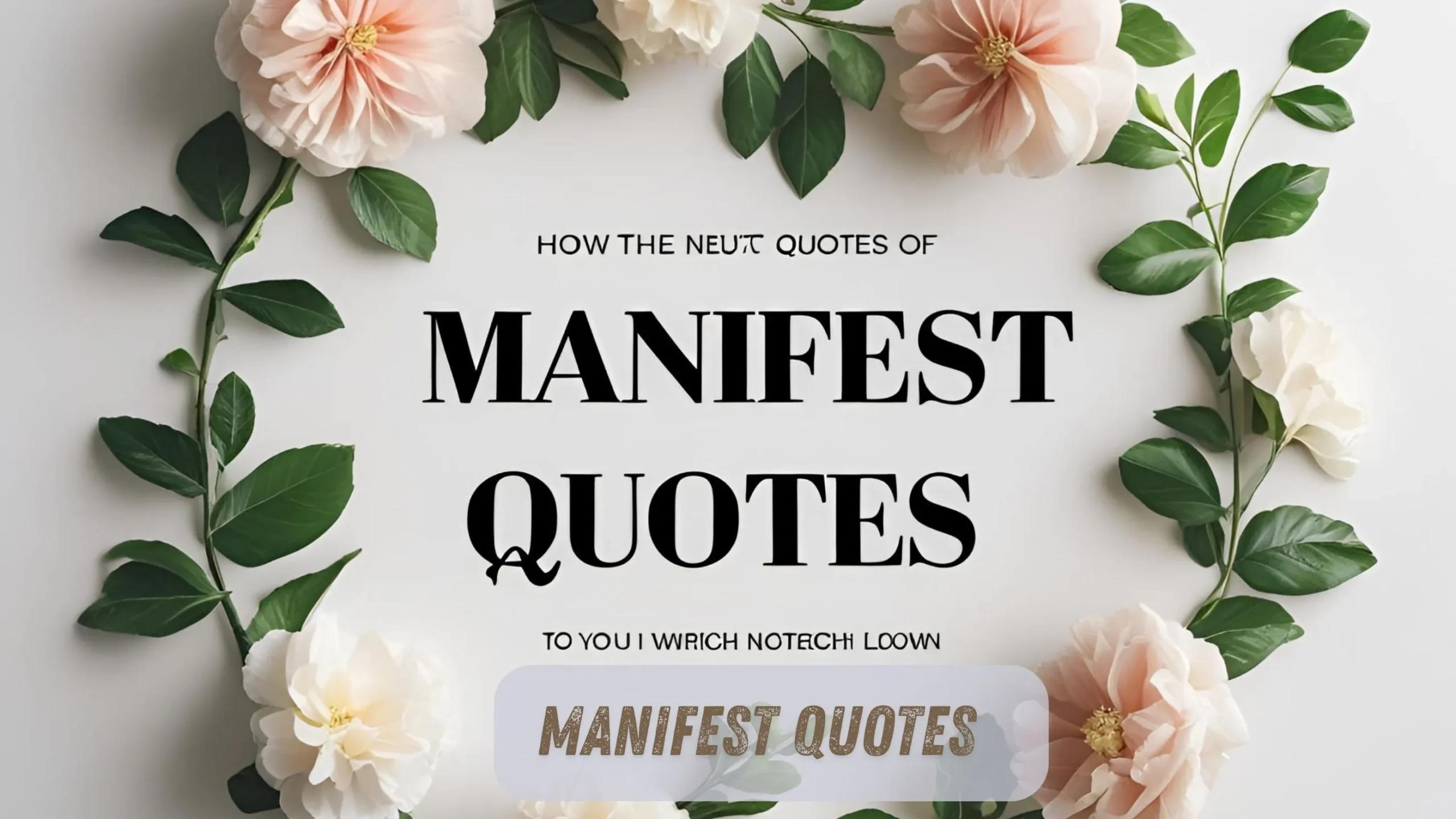 Manifest Quotes