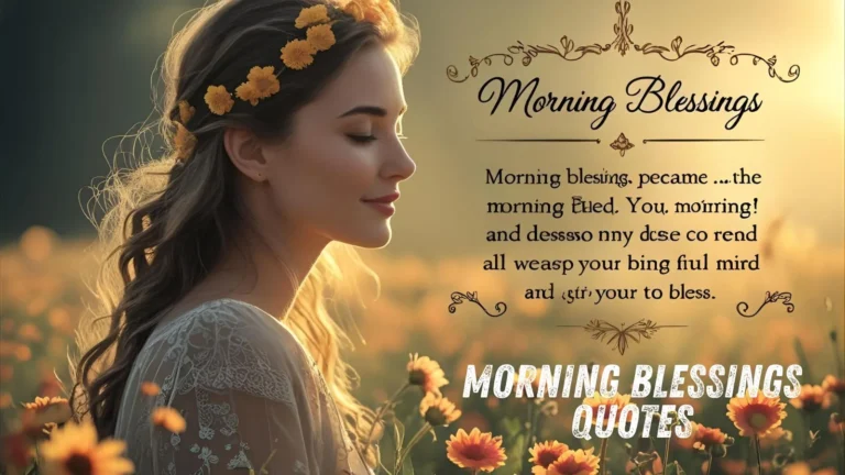 Morning Blessings Quotes