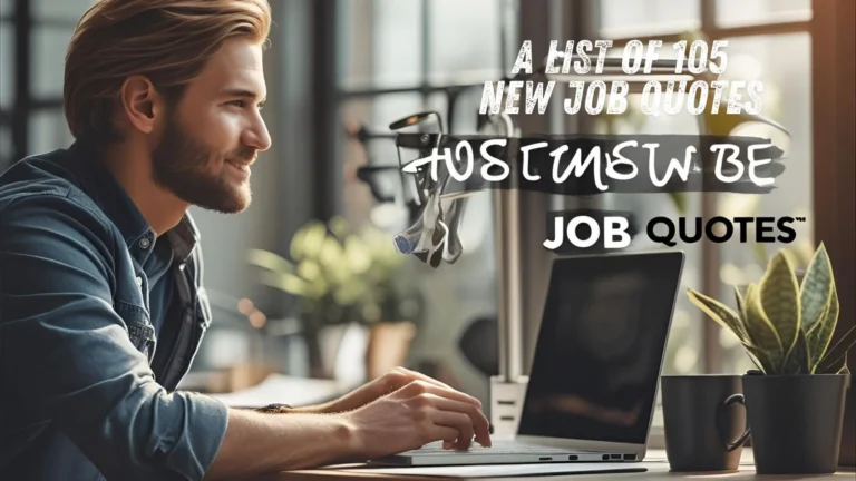 New Job Quotes