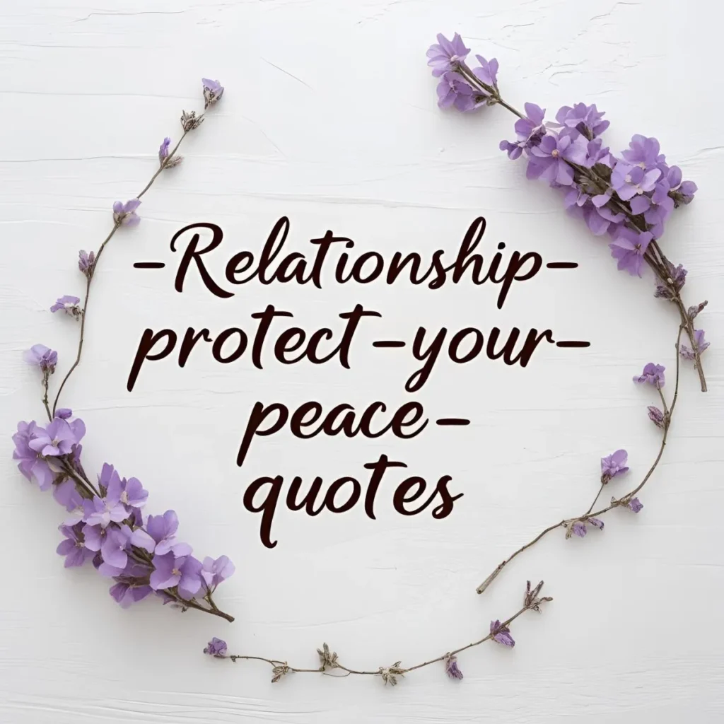 Relationship Protect Your Peace Quotes