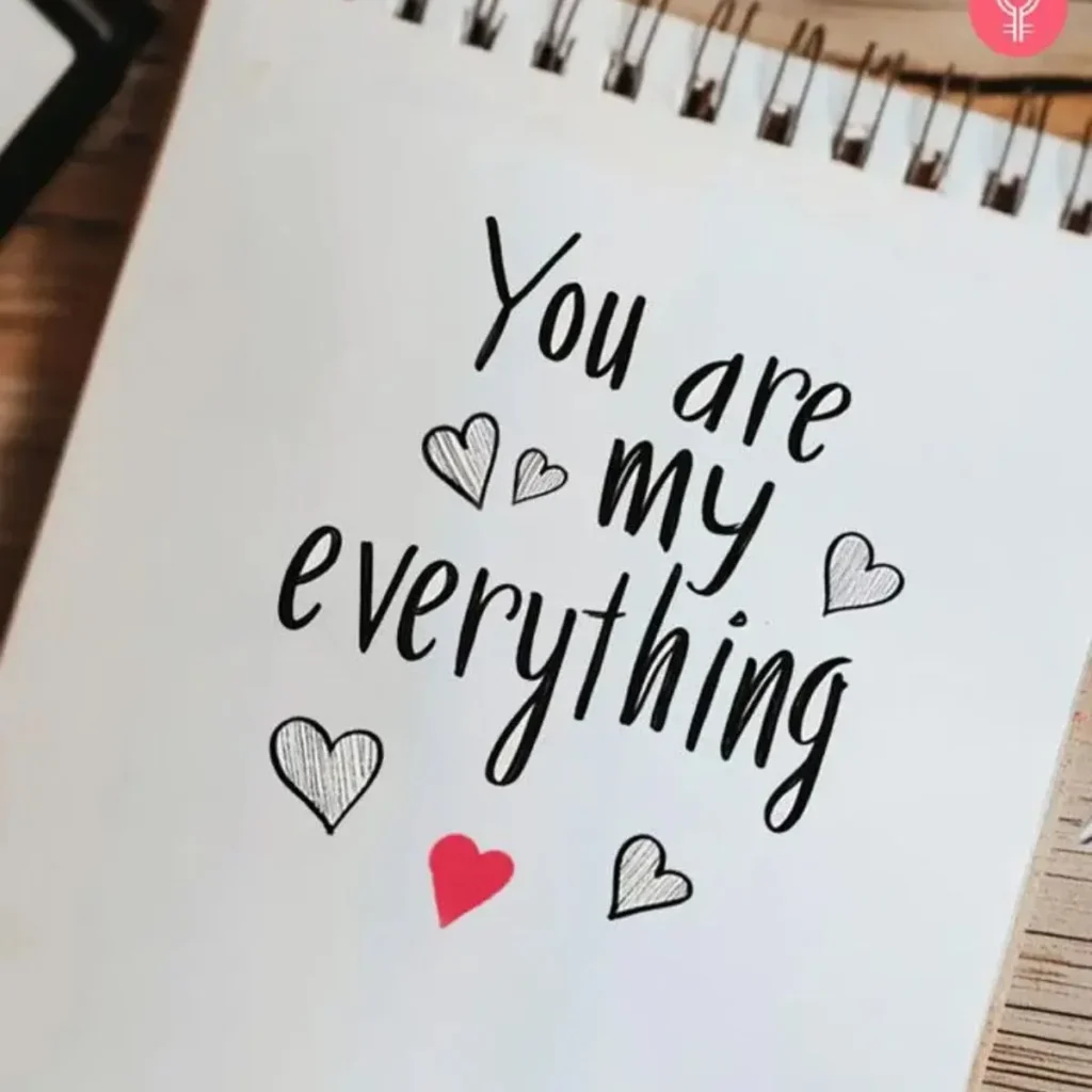 Romantic You Are My Everything Quotes