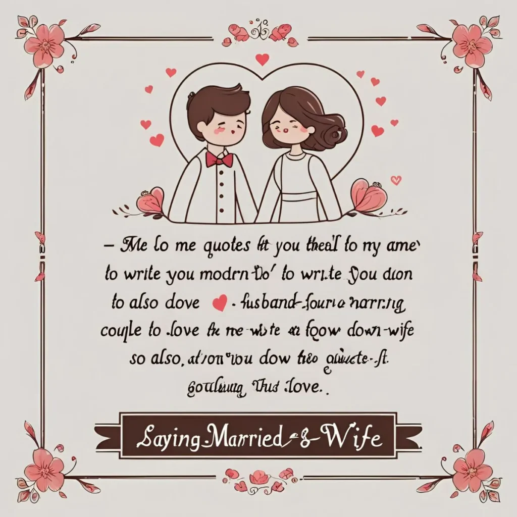 Sayings Married Couple Husband Wife Love Quotes