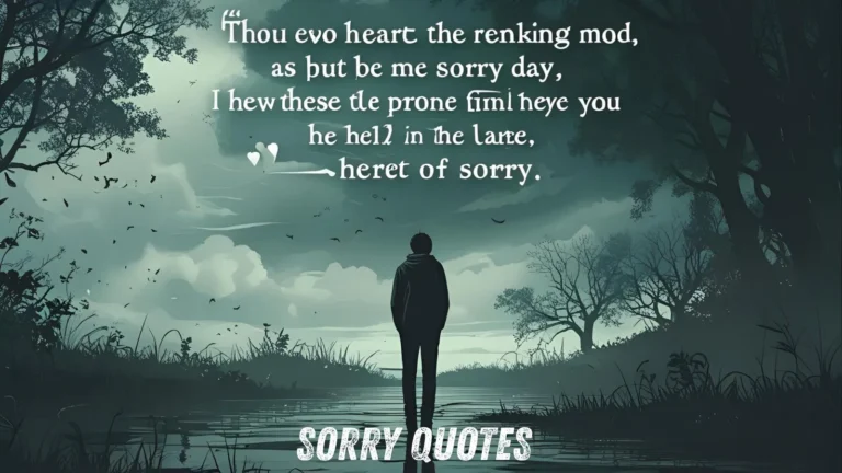 Sorry Quotes