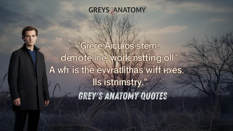 Grey's Anatomy Quotes