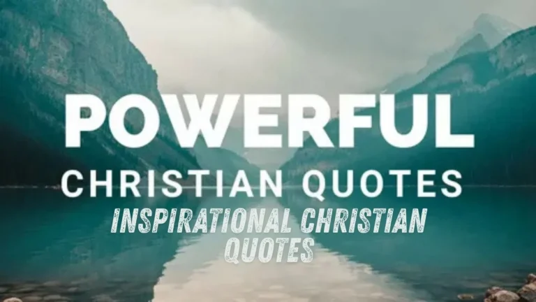Short Inspirational Christian Quotes