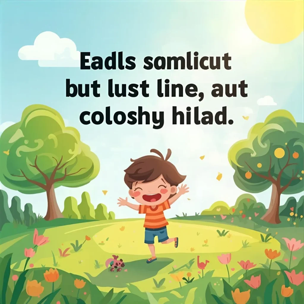 Short Caption Cute Child Play Quotes