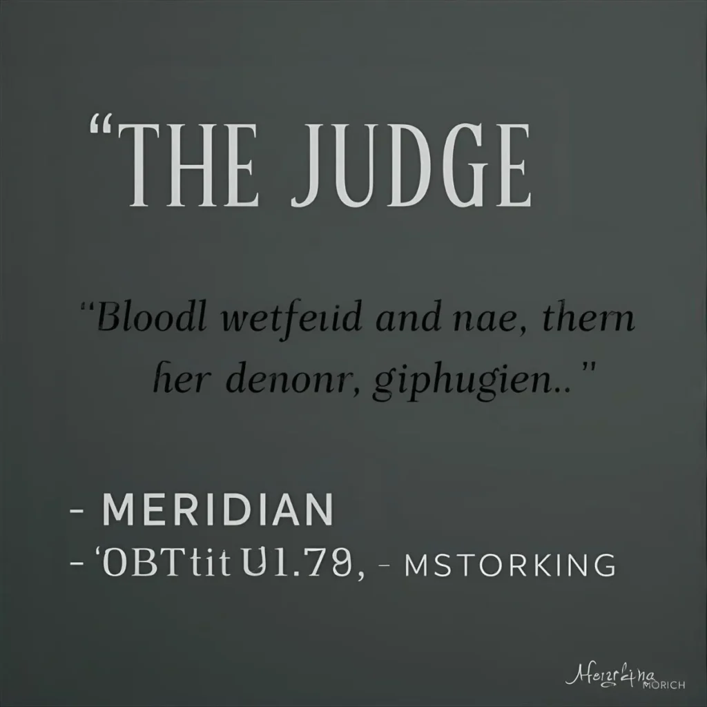 The Judge Blood Meridian Quotes